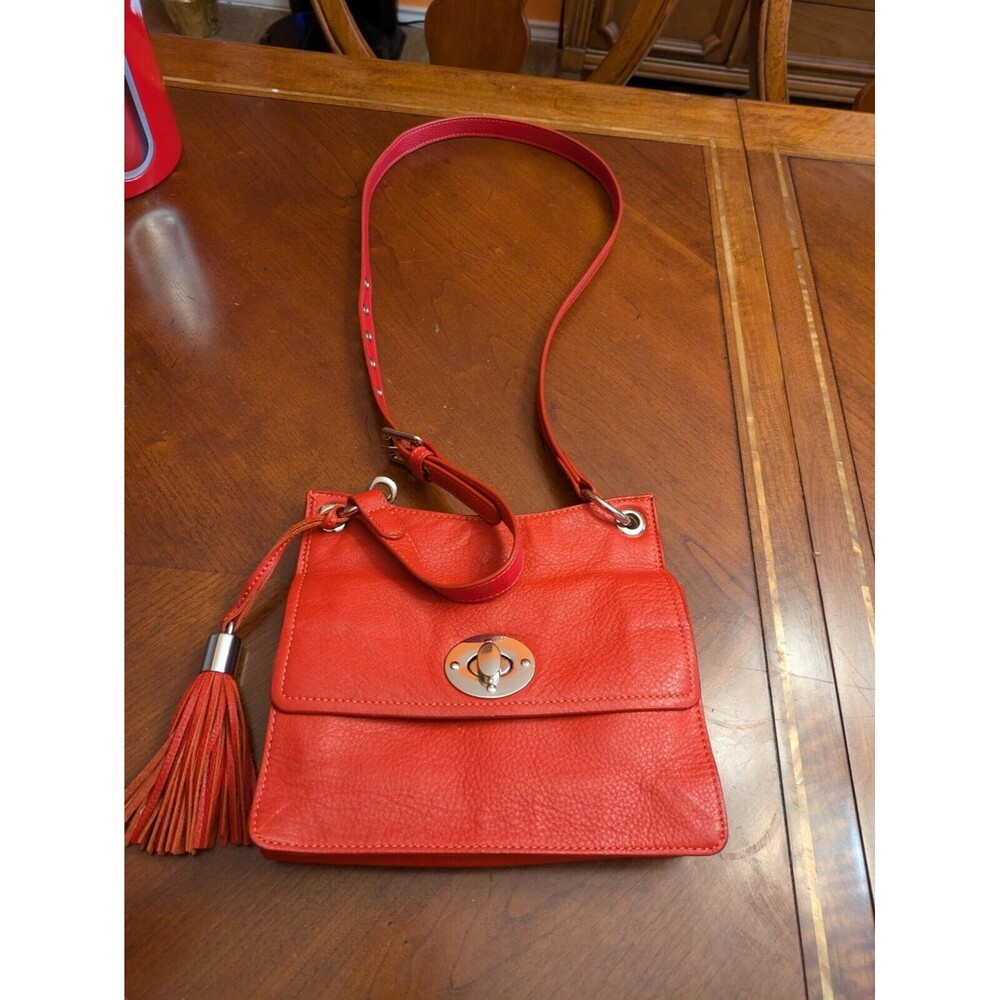 CLEMENTS RIBEIRO  Real Red Genuine Leather MD Crossbody Bag NWT